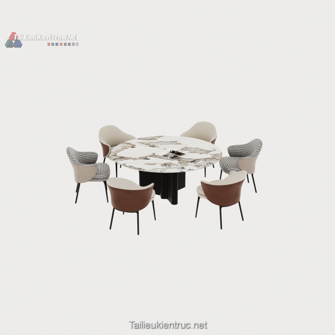 Bàn ăn sketchup 138