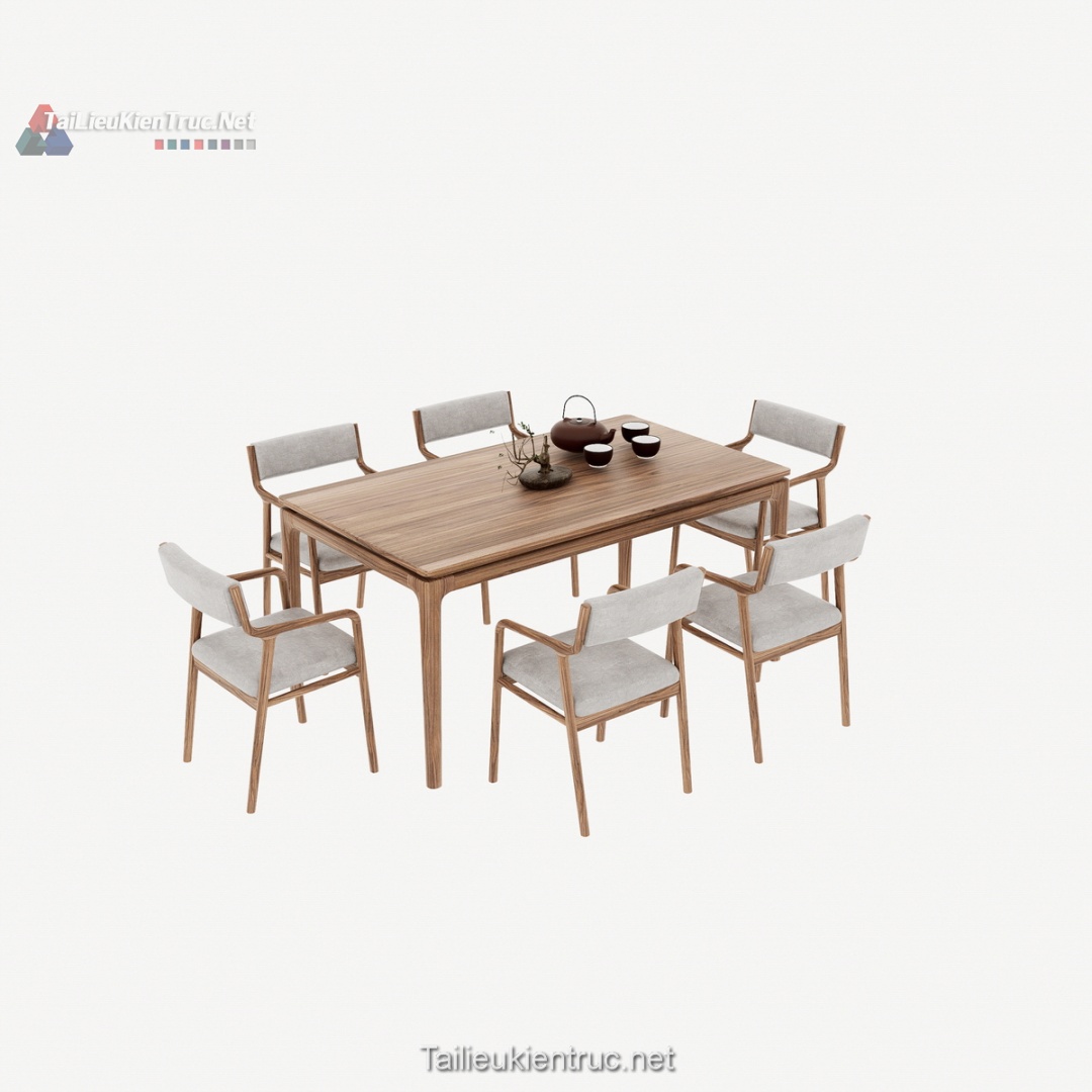 Bàn ăn sketchup 139