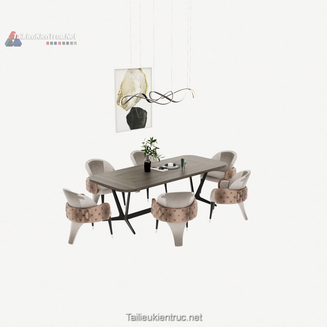 Bàn ăn sketchup 140