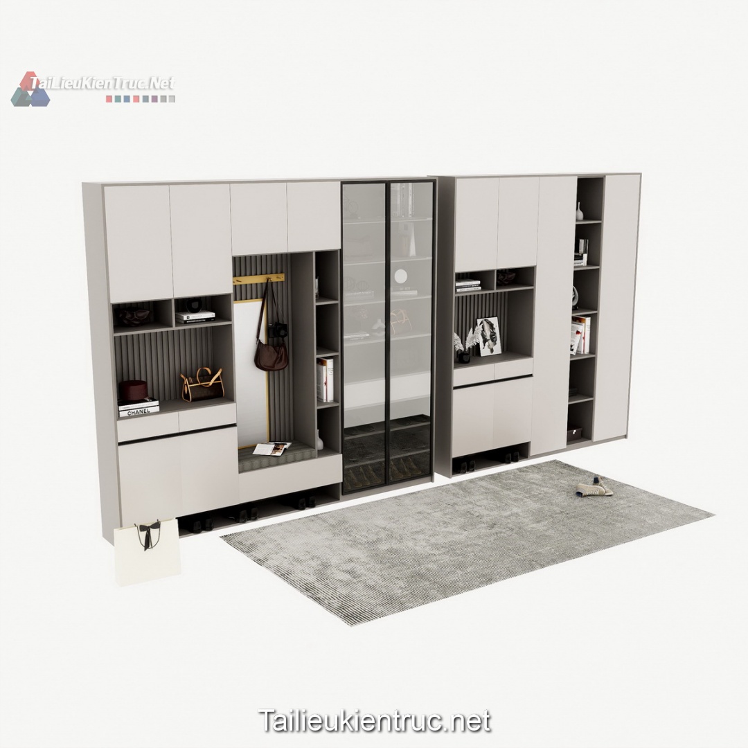 Thư viện tủ quần áo sketchup miễn phí 001