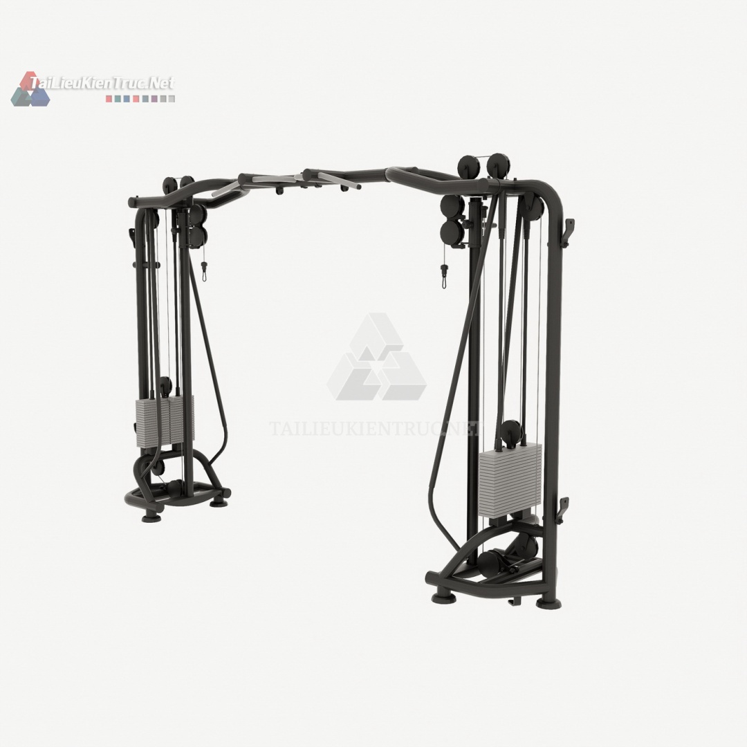 010 Máy Tập Kéo Cáp Đa Năng (Cable Crossover Machine) - Tải Xuống Miễn Phí