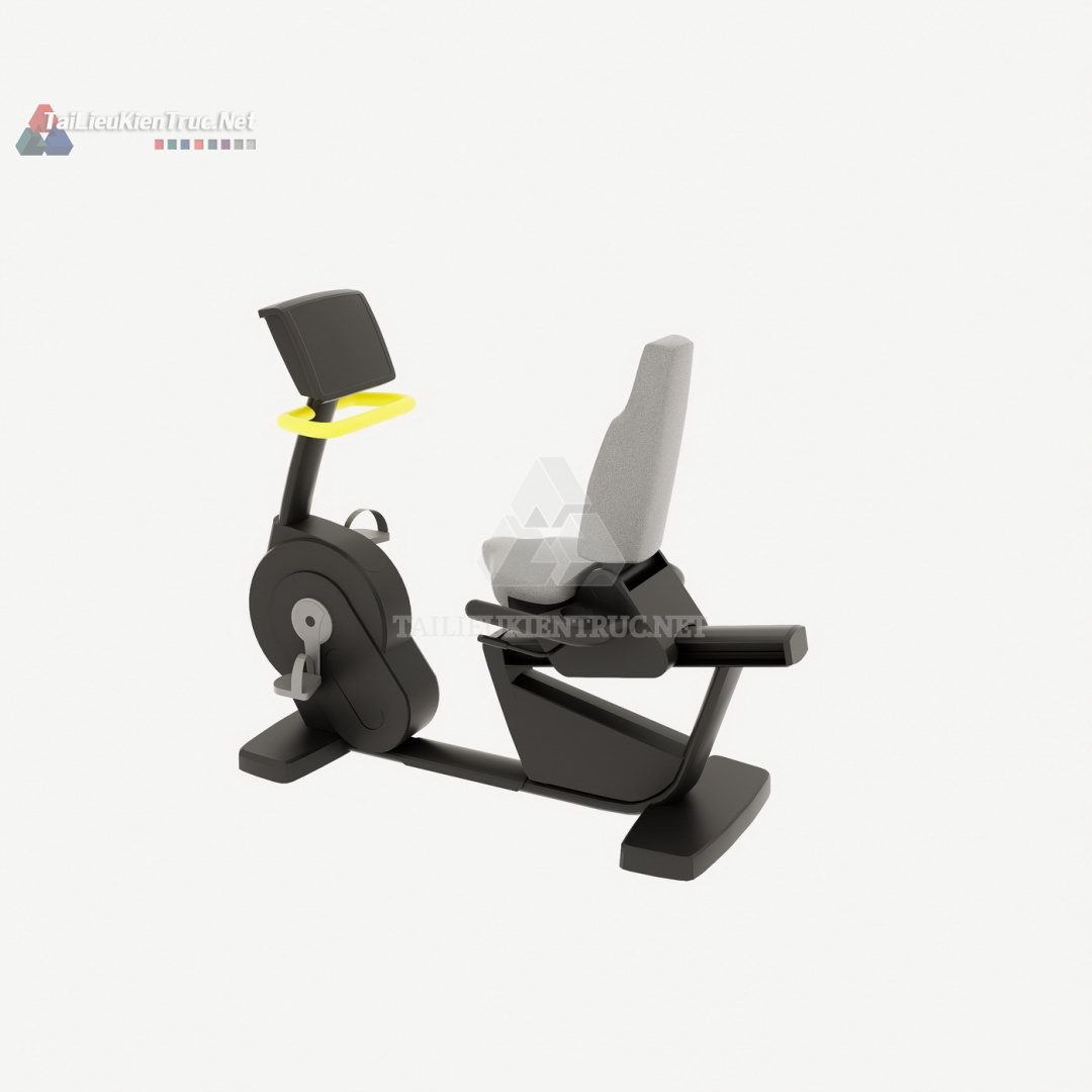 016 Mô Hình SketchUp Máy Đạp Xe Nằm Ngang (Recumbent Bike)