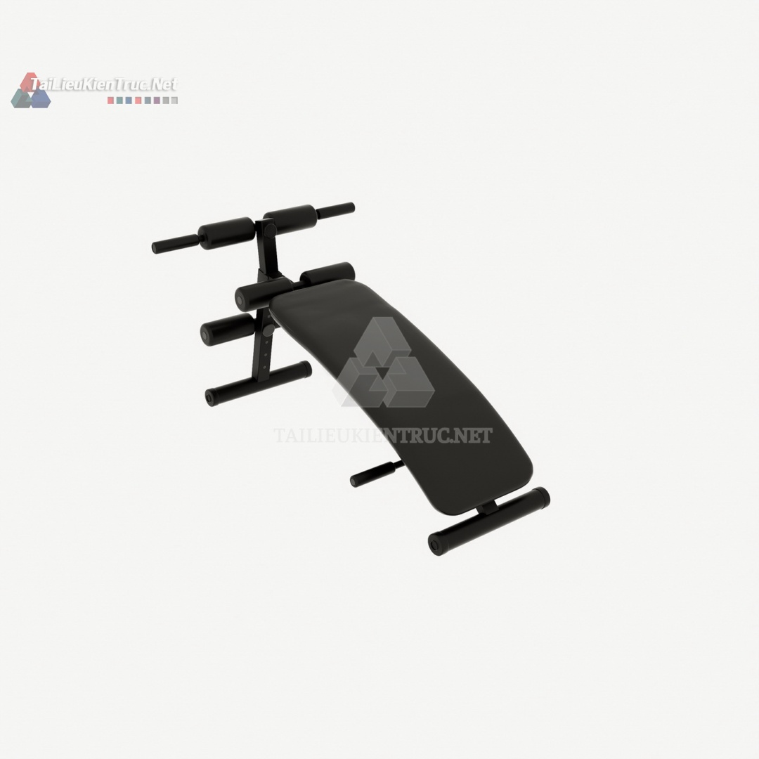 020 Mô Hình SketchUp Ghế Tập Bụng