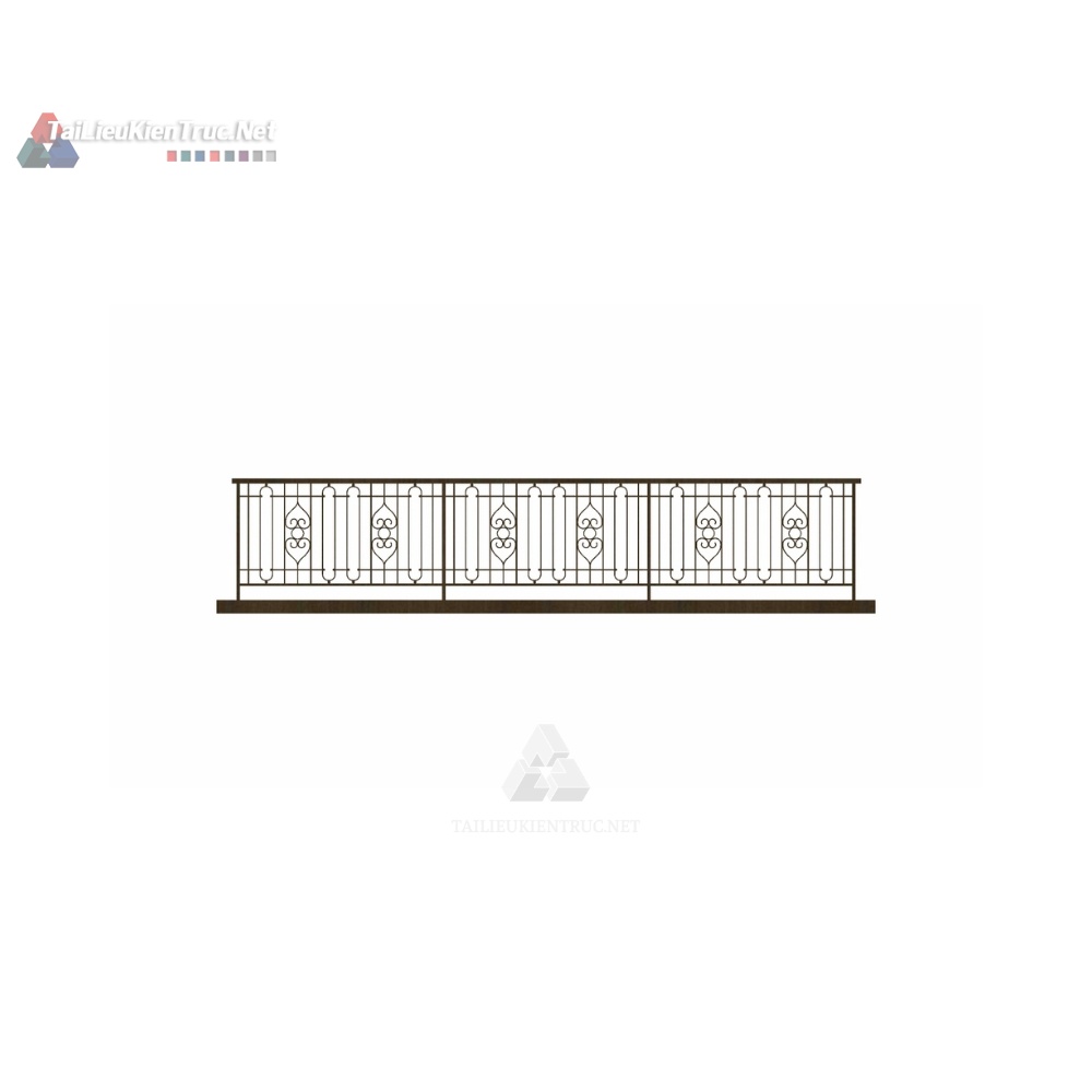 012 Lan can sắt mỹ thuật sketchup miễn phí
