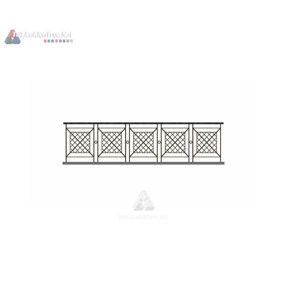 019 Lan can sắt mỹ thuật sketchup tải miễn phí