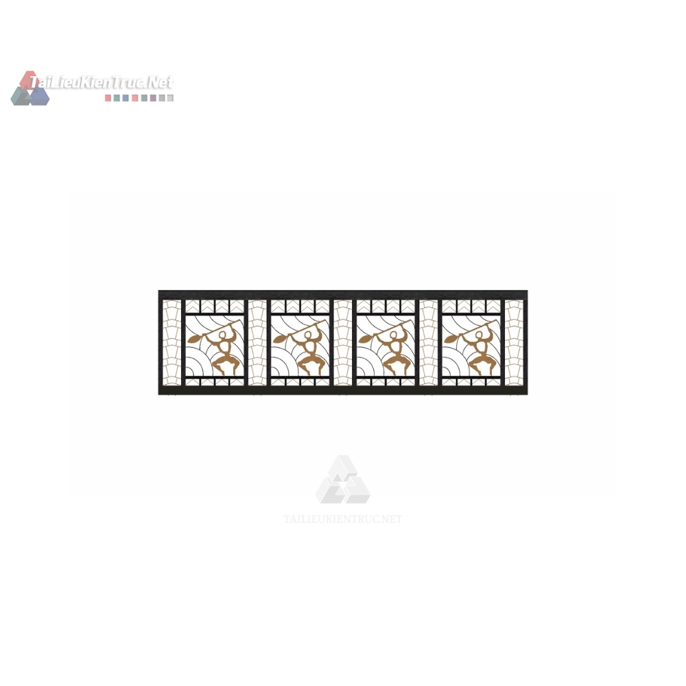 020 Lan can sắt mỹ thuật sketchup tải miễn phí
