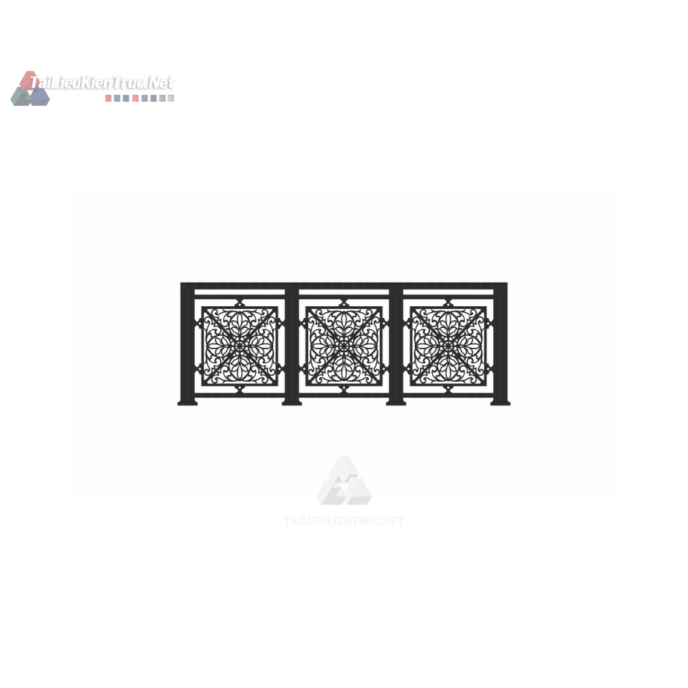 021 Lan can sắt mỹ thuật sketchup tải miễn phí
