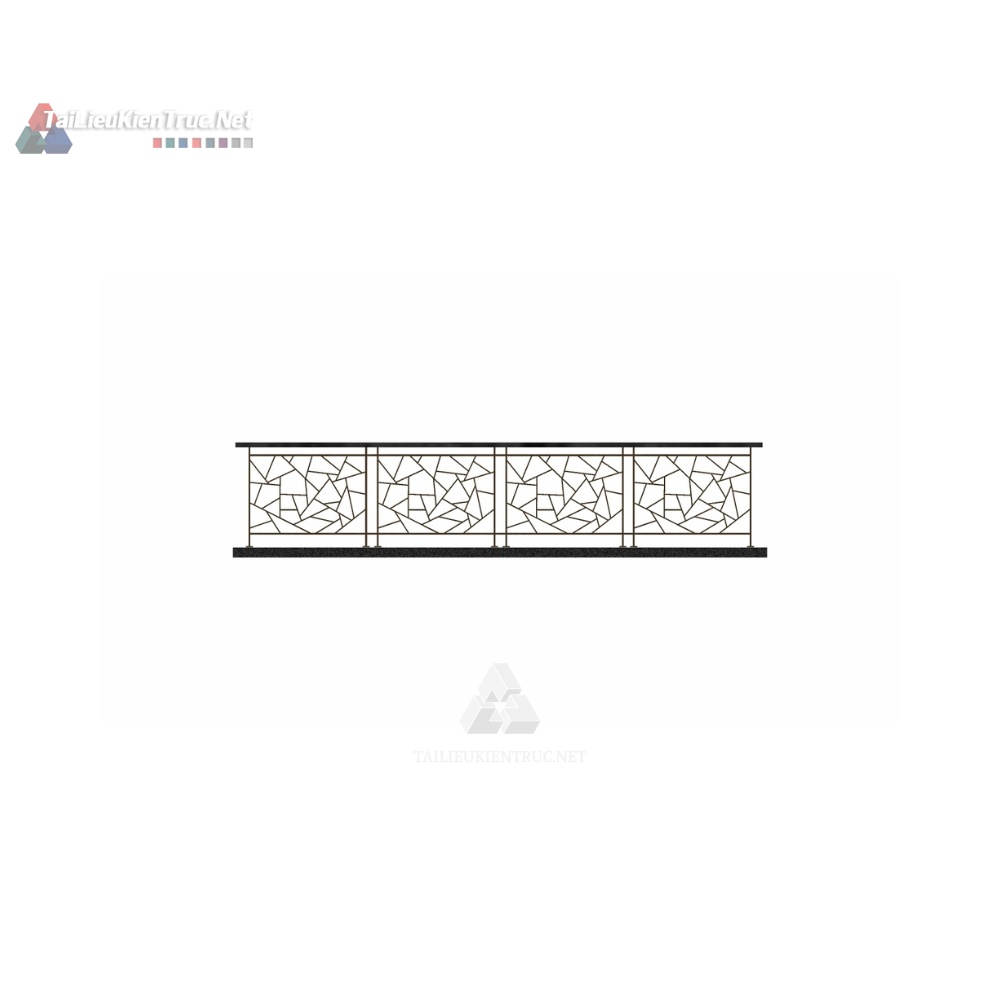 023 Lan can sắt mỹ thuật sketchup tải miễn phí