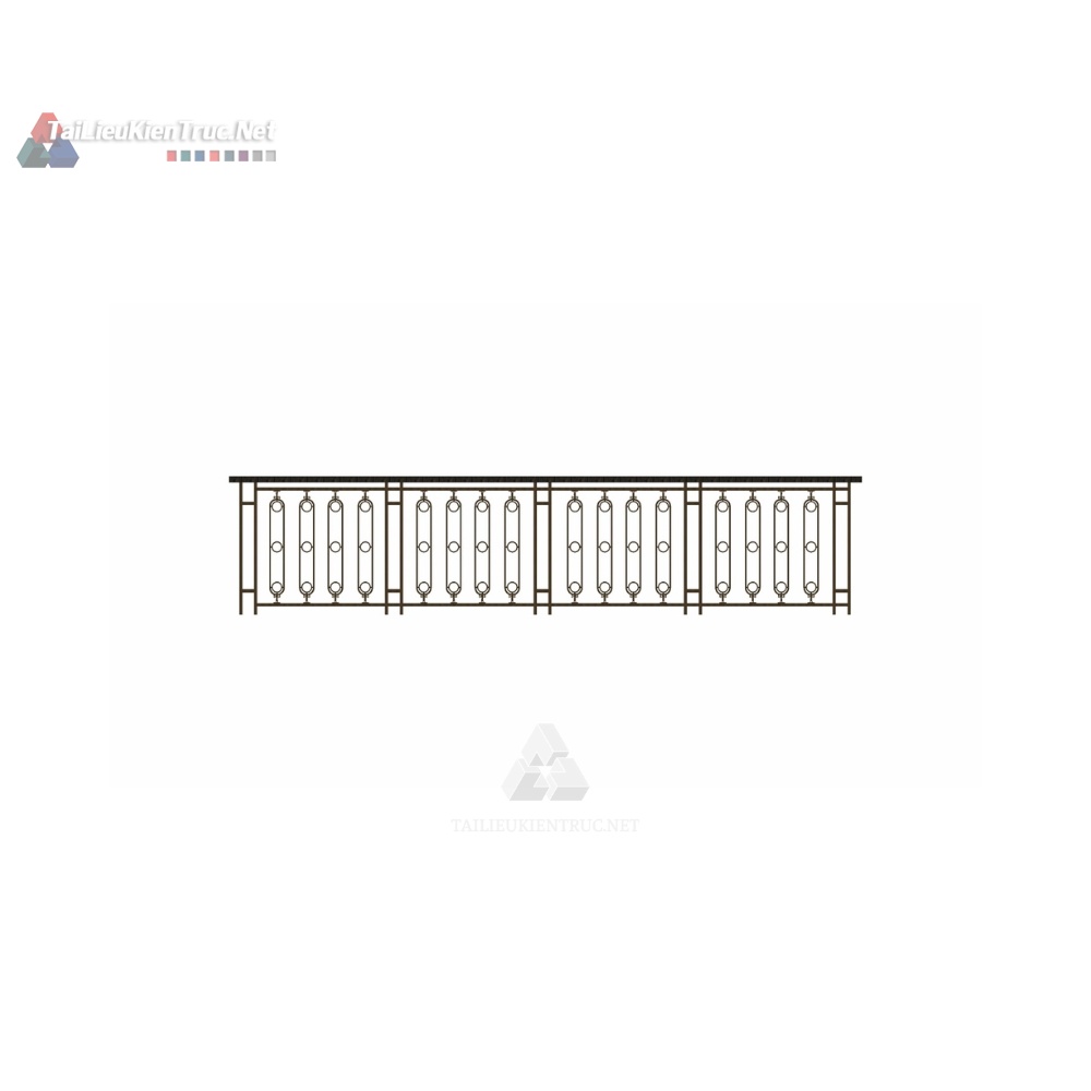 029 Lan can sắt mỹ thuật sketchup tải miễn phí