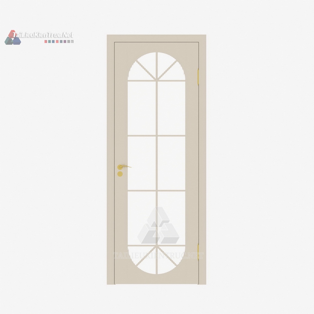 062 Tải Miễn Phí Thư Viện Cửa Gỗ Kính Vòm SketchUp – Mẫu Thiết Kế Sang Trọng, Đầy Ánh Sáng
