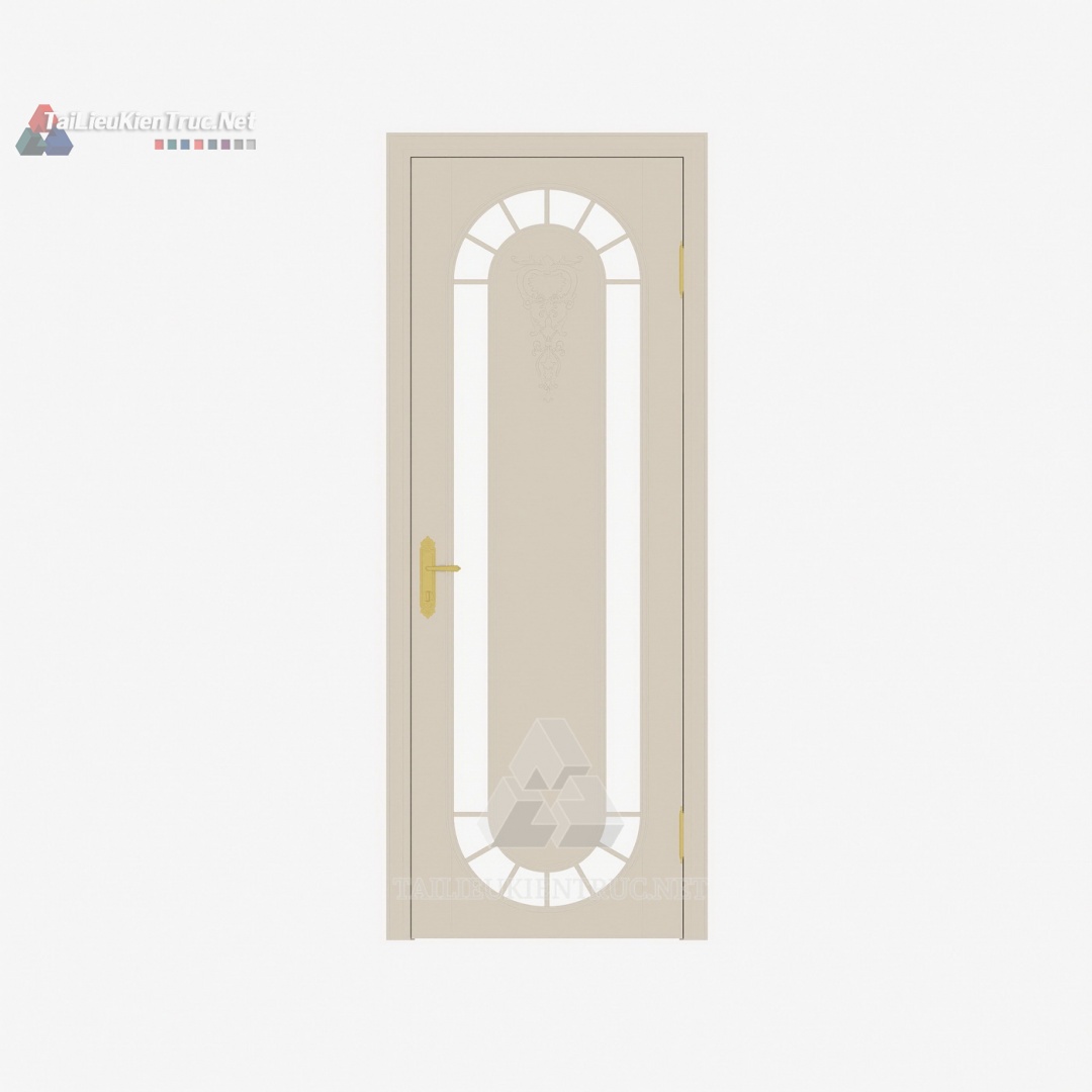 063 Tải Miễn Phí Thư Viện Cửa Gỗ Kính Khắc Họa Tiết SketchUp – Mẫu Cổ Điển Tinh Xảo