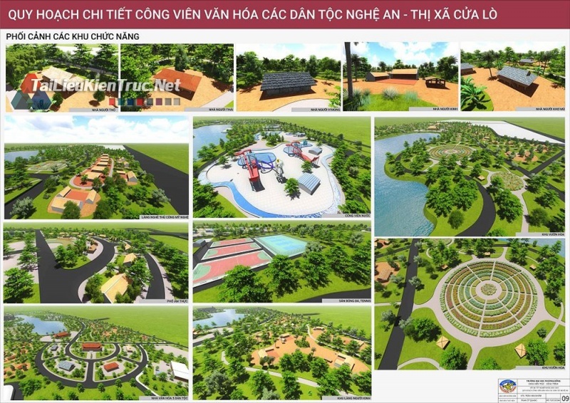Đồ án tốt nghiệp - Quy Hoạch Công Viên Văn Hóa Dân Tộc Cửa Lò - Nghệ An