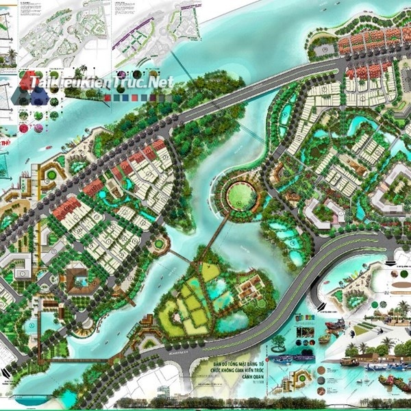 Đồ án tốt nghiệp - Quy hoạch Thiết Kế Đô Thị Khu Dân Cư Ven Rạch Bà Lớn - Quận 8 - Tp. Hồ Chí Minh