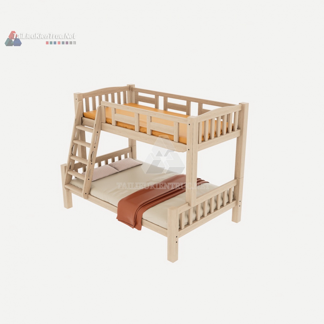 003 Giường tầng sketchup miễn phí