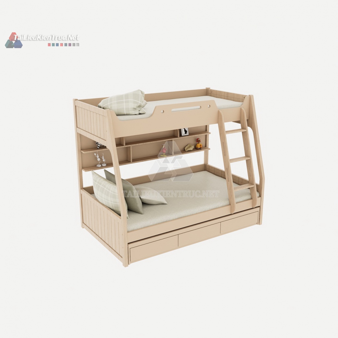 009 Giường tầng sketchup miễn phí