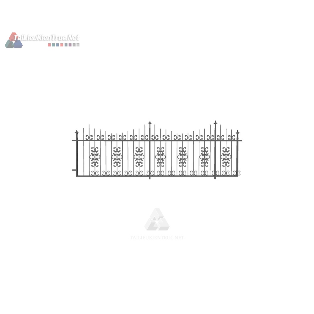 060 Thư viện lan can sketchup miễn phí