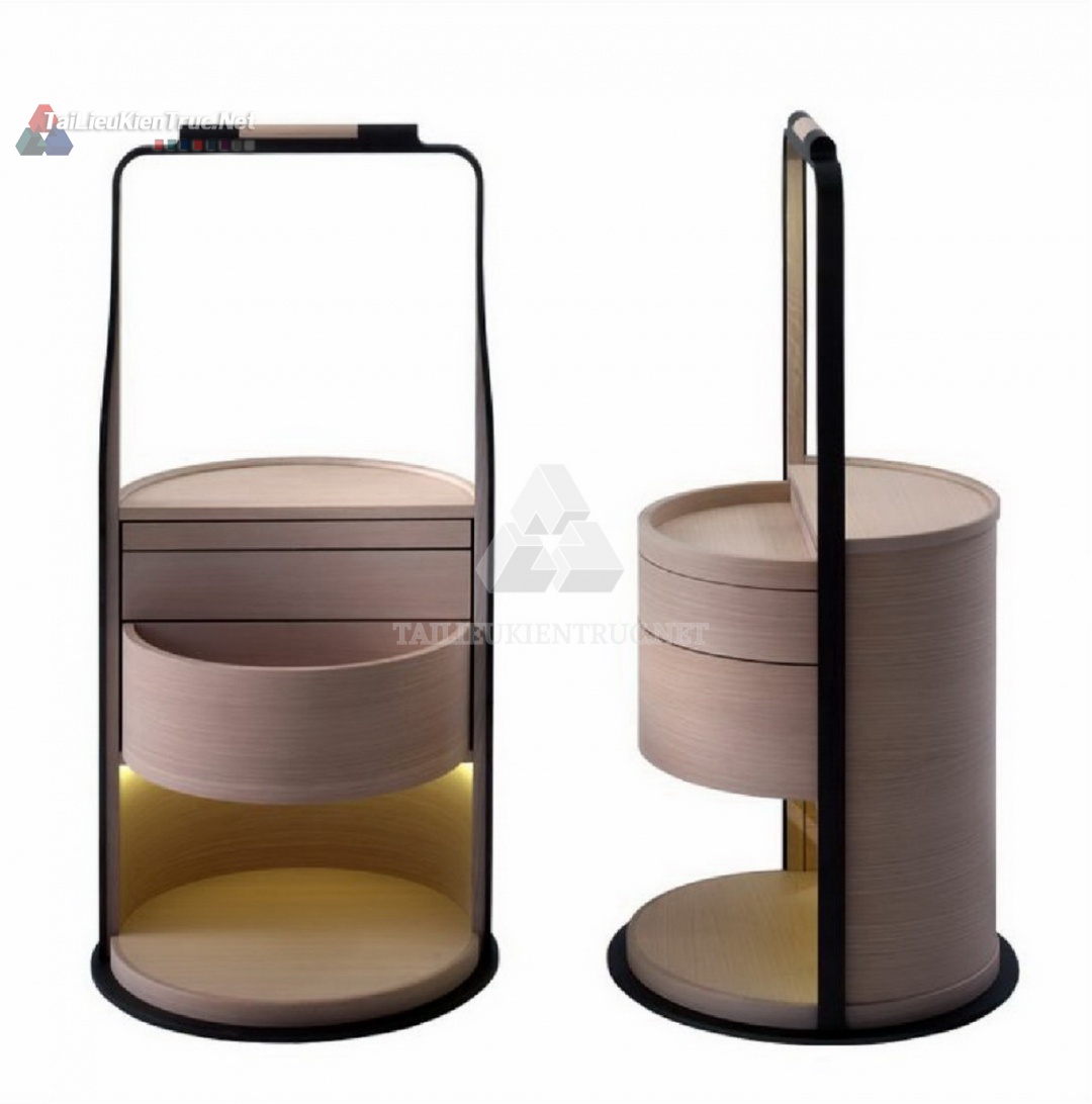 027 Tab đầu giường sketchup miễn phí