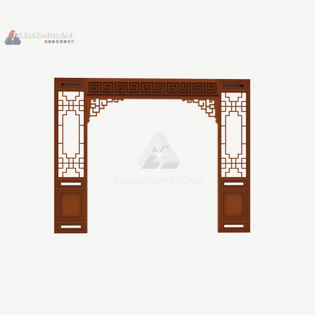 026 Vách CNC phòng thờ file sketchup miễn phí