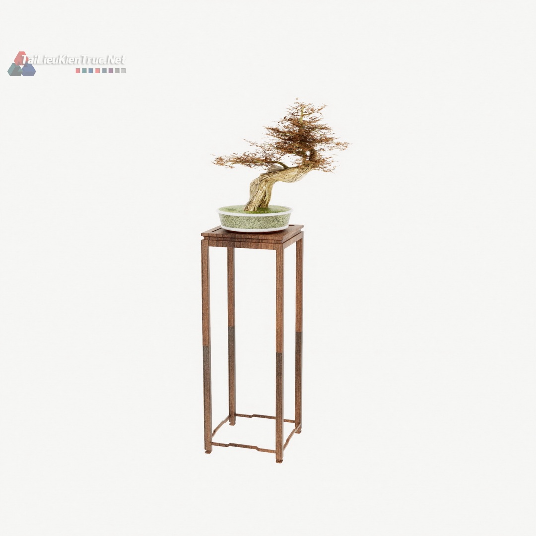 002. Mô hình cây bonsai sketchup miễn phí