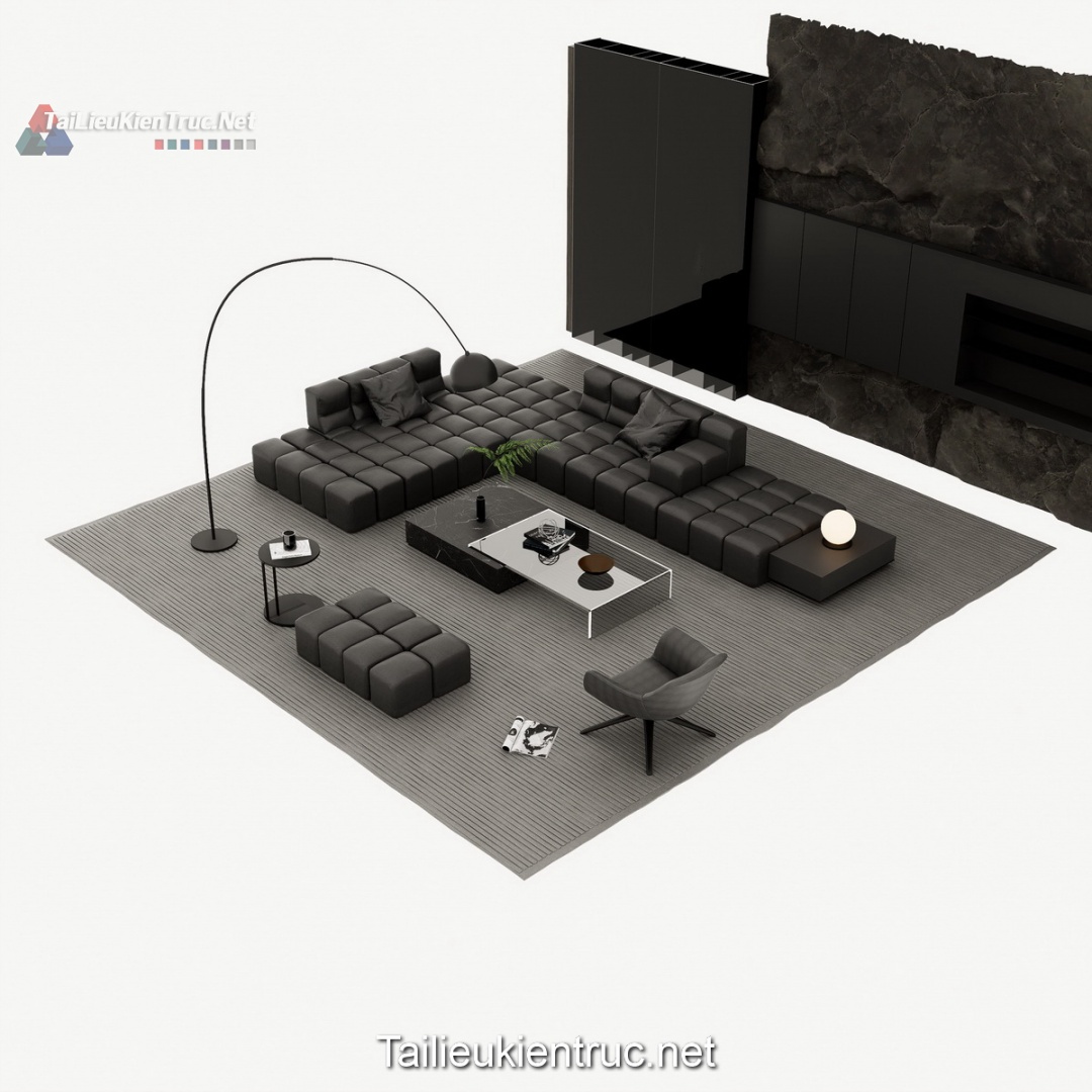 271. Model sofa sketchup miễn phí