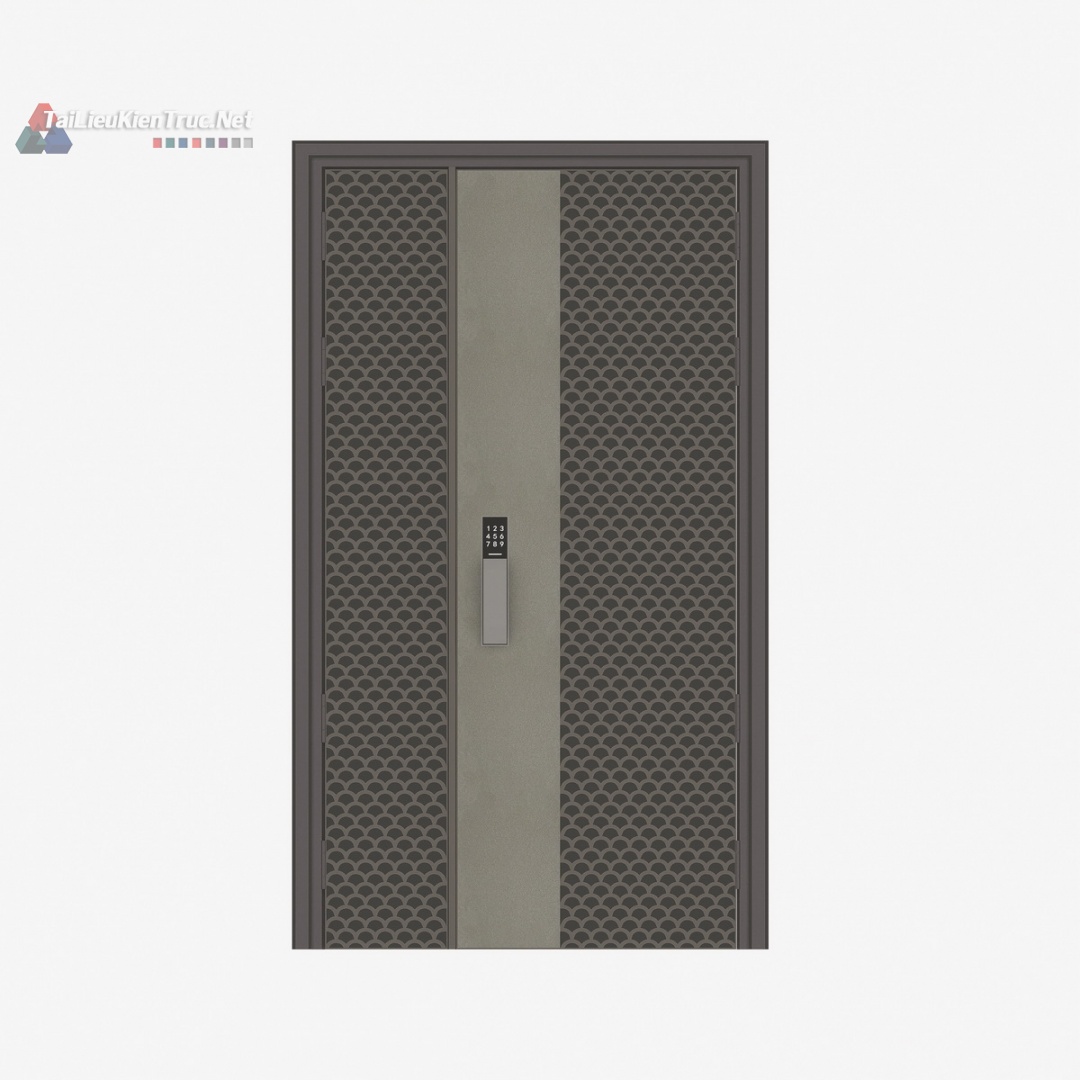 091. Model cửa đi hiện đại file sketchup miễn phí