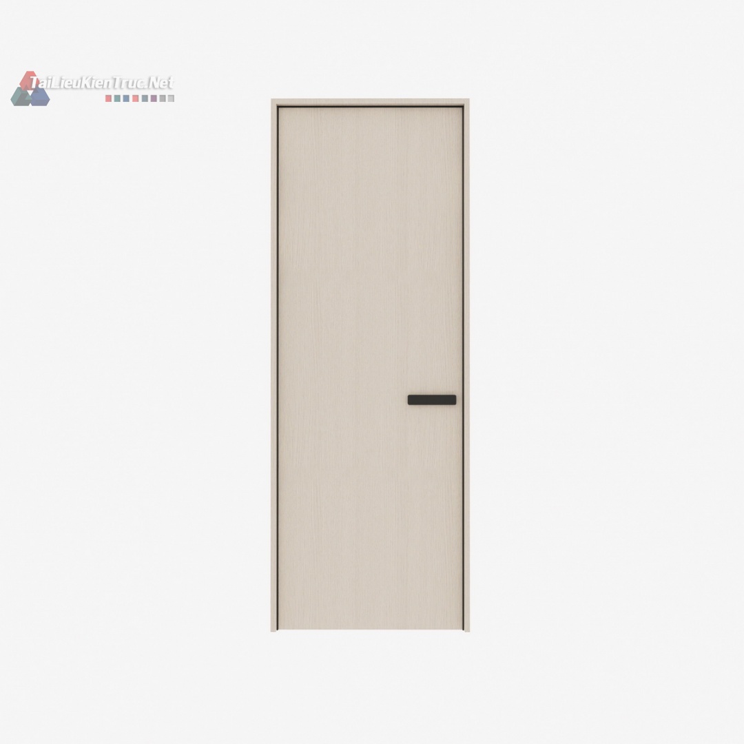 092. Miễn phí model sketchup cửa đi một cánh tối giản