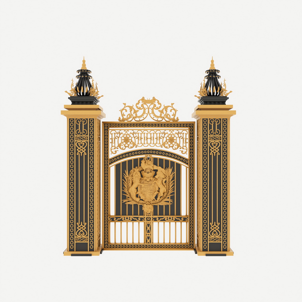 072. Model cổng cổ điển file sketchup miễn phí