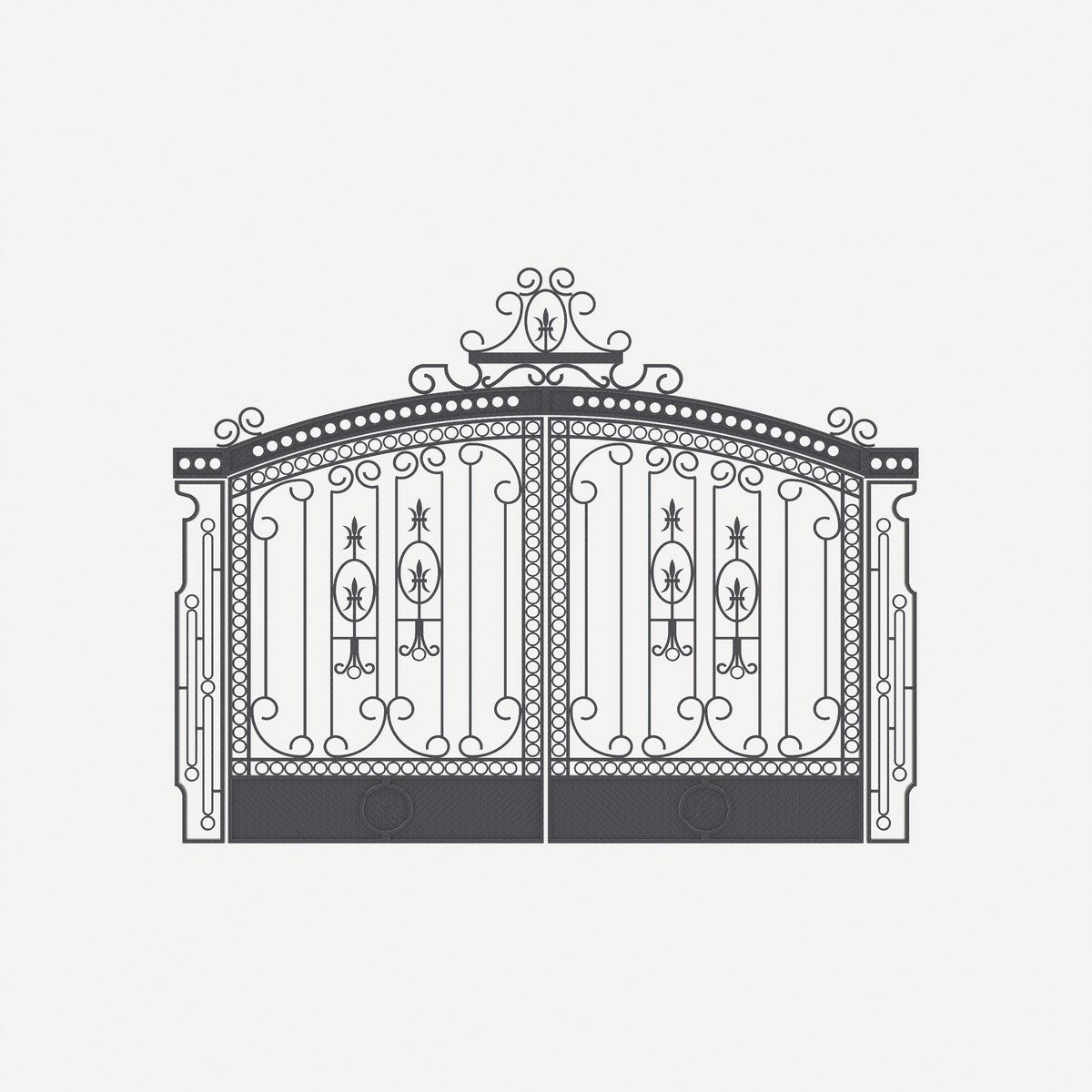 074. Tải miễn phí cổng sketchup phong cách cổ điển