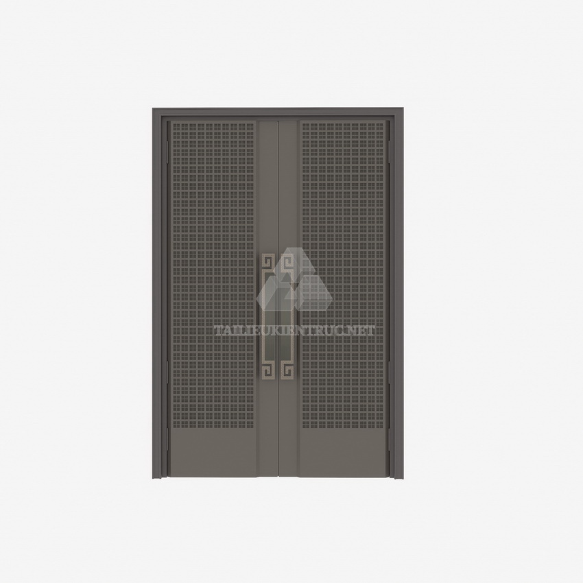 103. Thư viện cửa 2 cánh file sketchup tải miễn phí