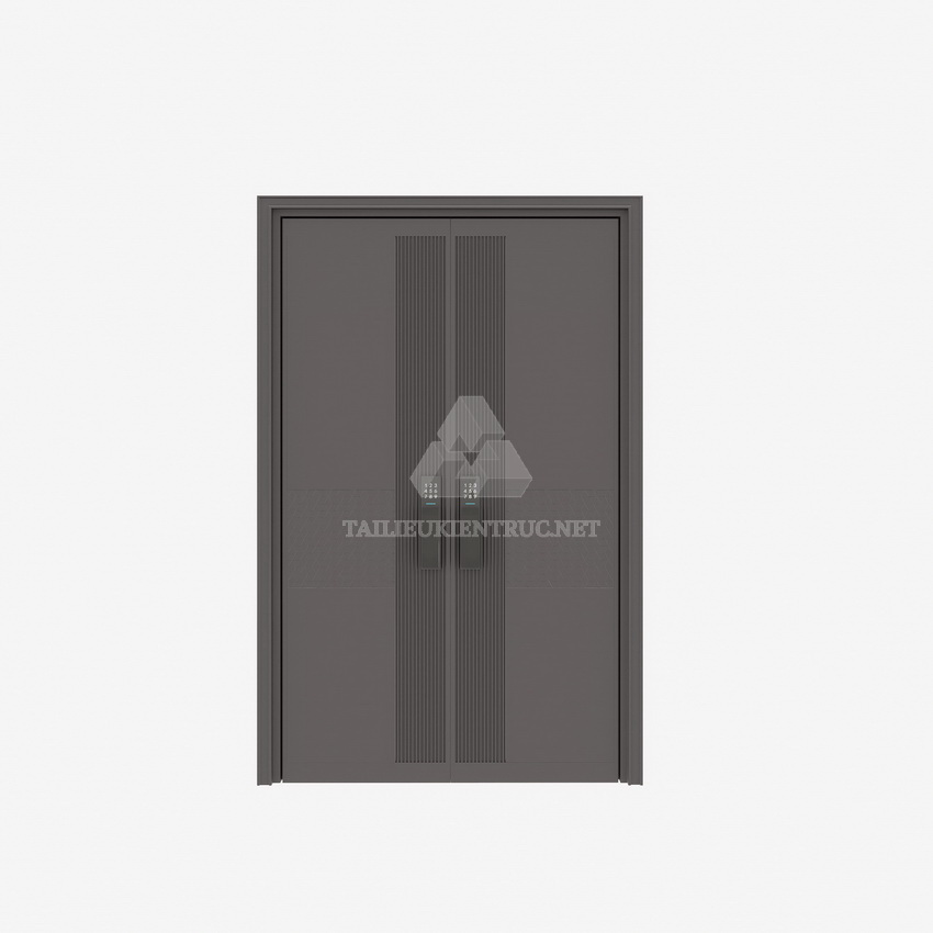 105. Thư viện cửa 2 cánh hiện đại file sketchup