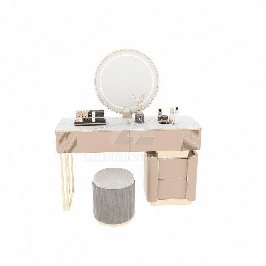 29. Tải miễn phí model bàn trang điểm sketchup