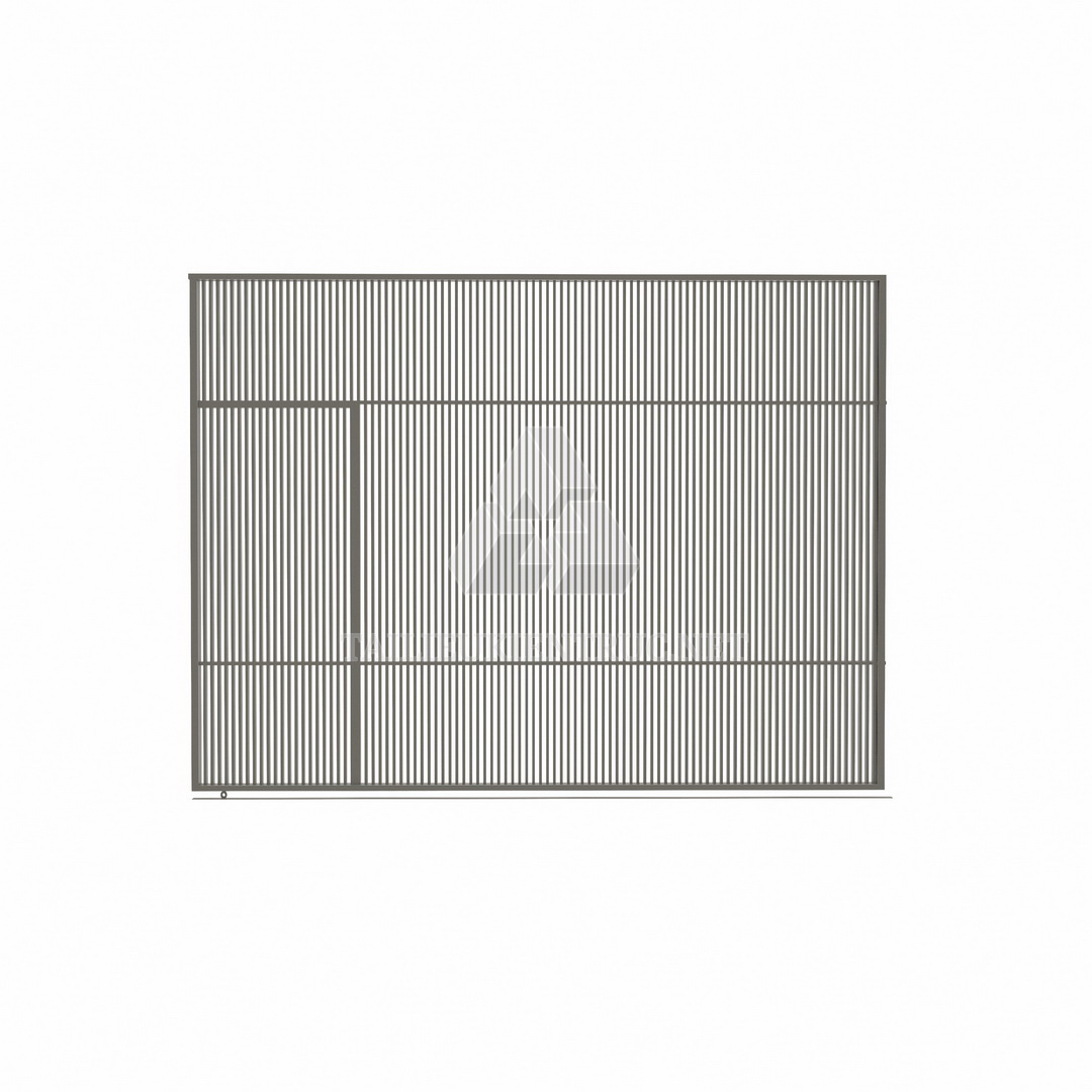106. Model sketchup cổng hiện đại
