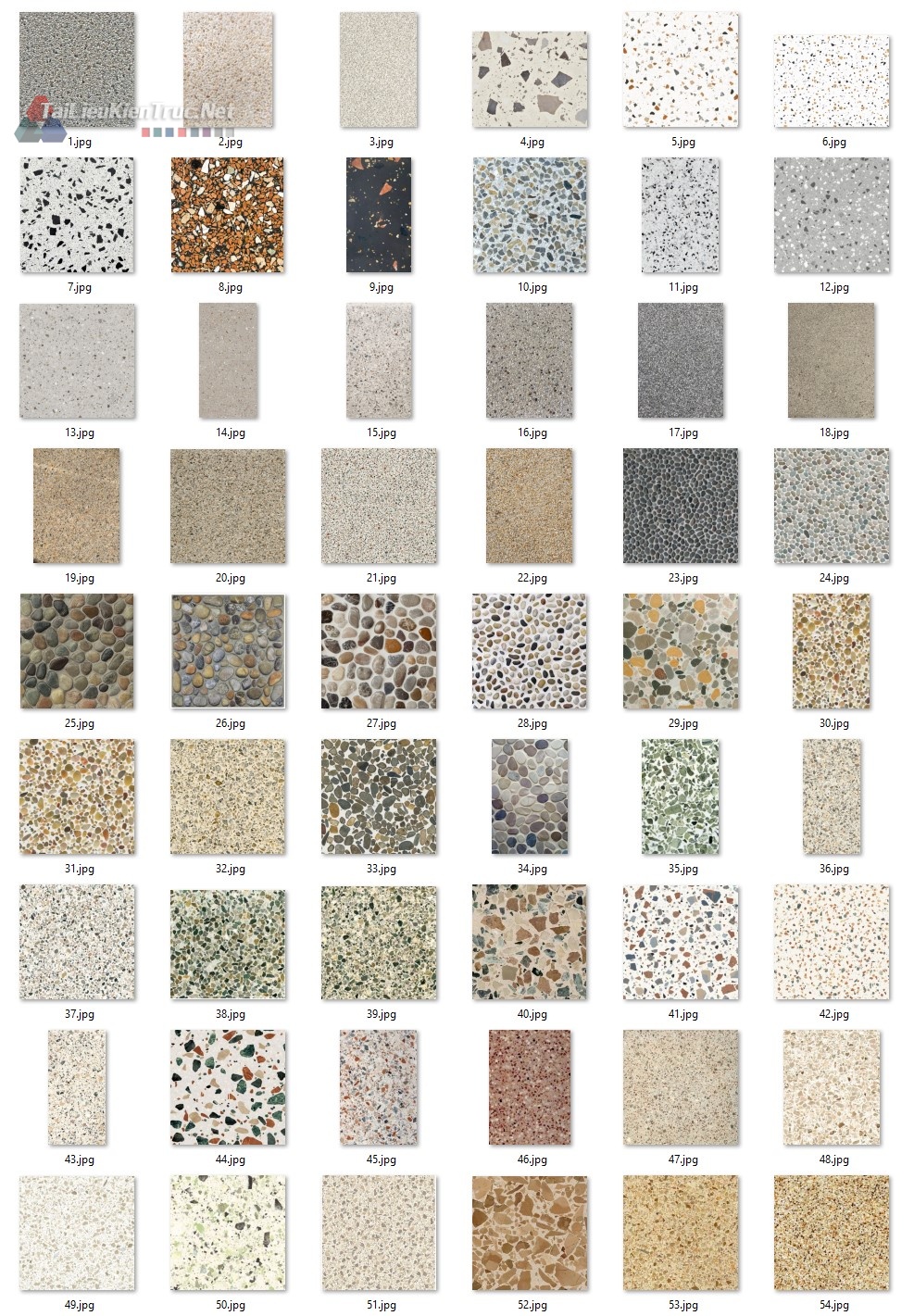 Thư viện 101 map đá mài, map terrazzo
