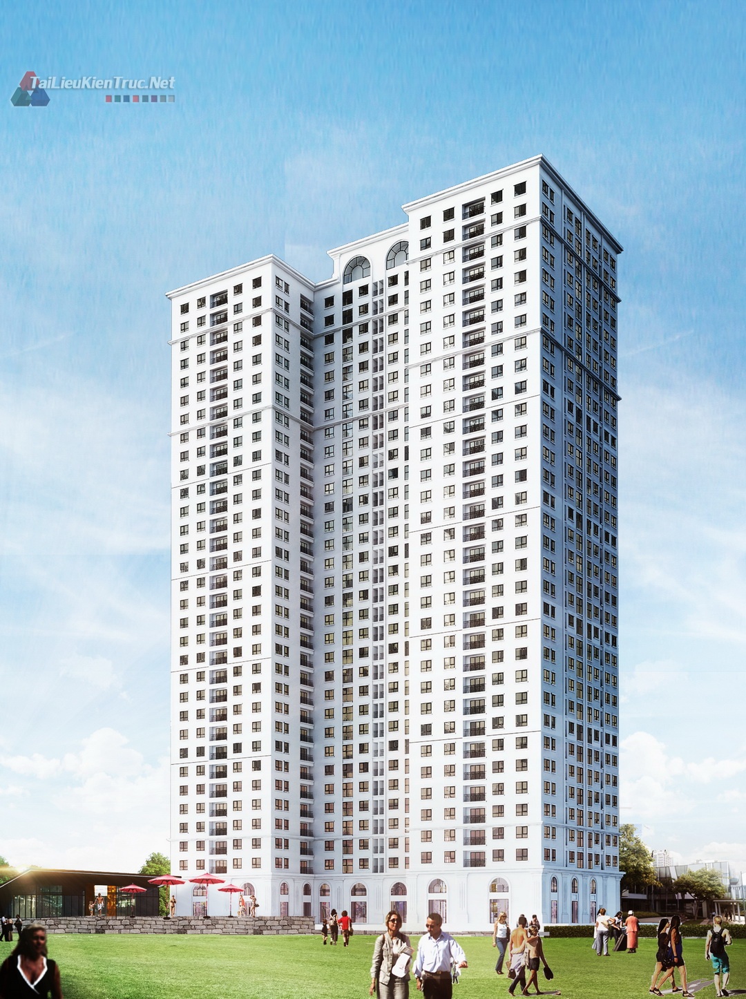 62. Hồ sơ thiết kế chung cư ECO-lake view full kiến trúc, kết cấu