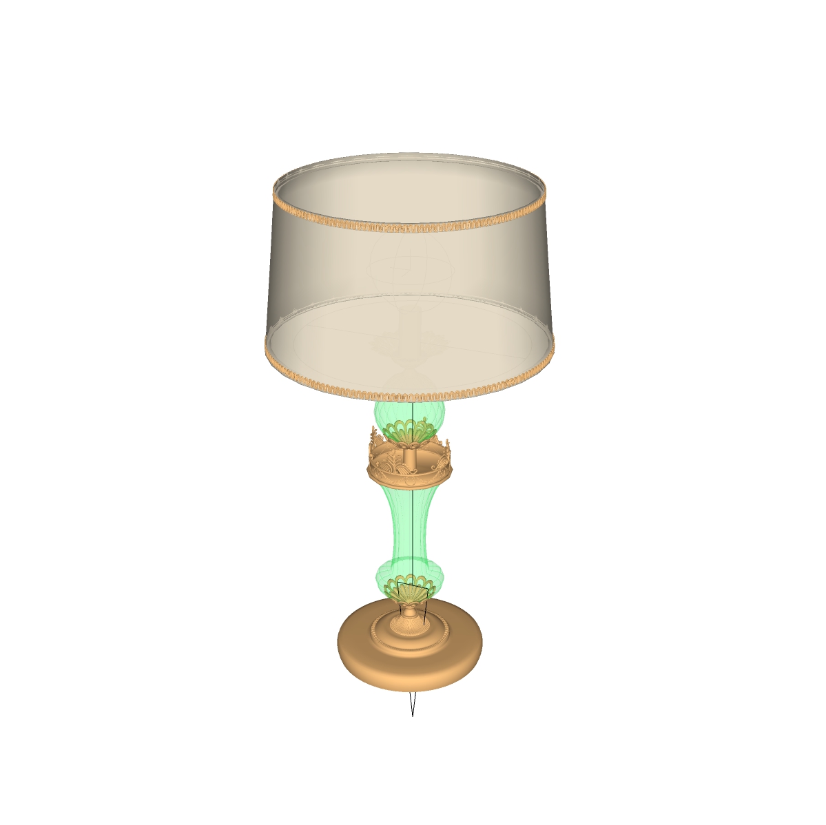 3. Tải miễn phí model đèn bàn sketchup