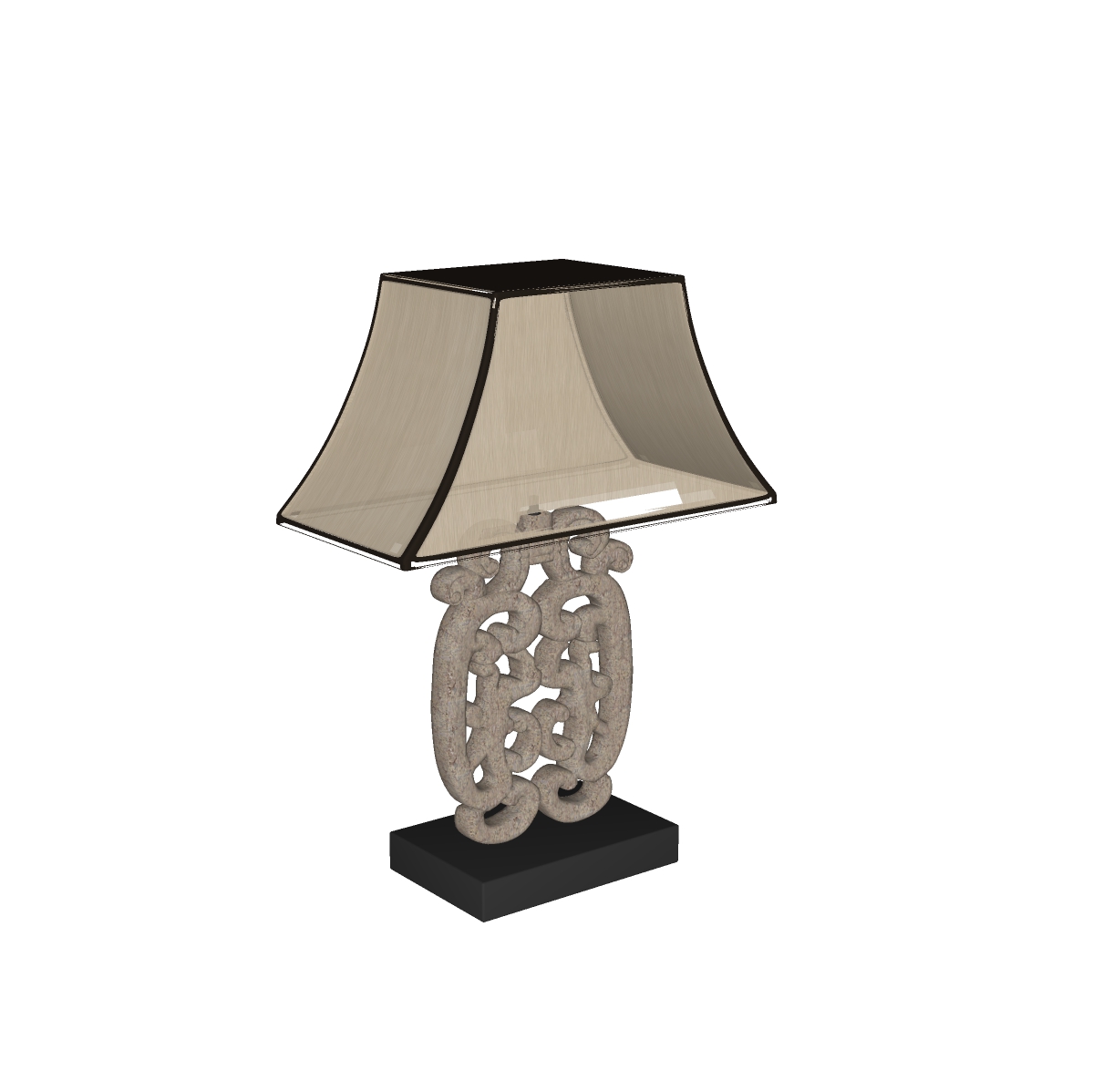 13. Tải miễn phí model đèn bàn sketchup