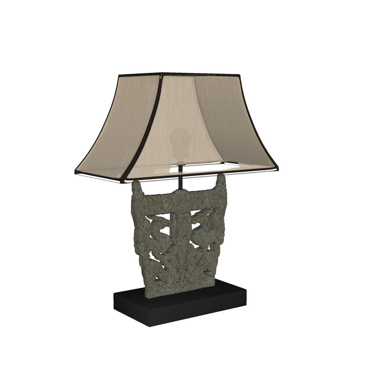 17. Đèn bàn sketchup model tải miễn phí