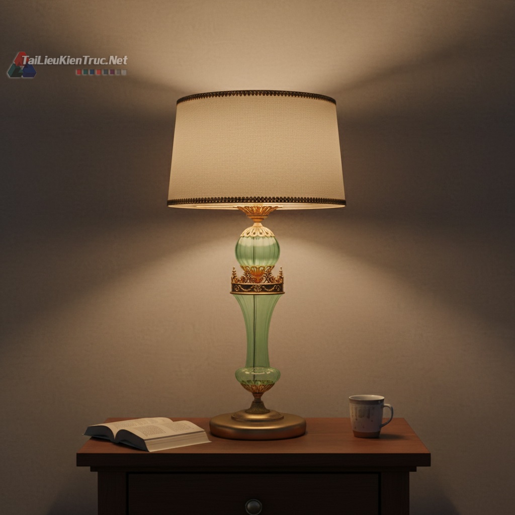 3. Tải miễn phí model đèn bàn sketchup