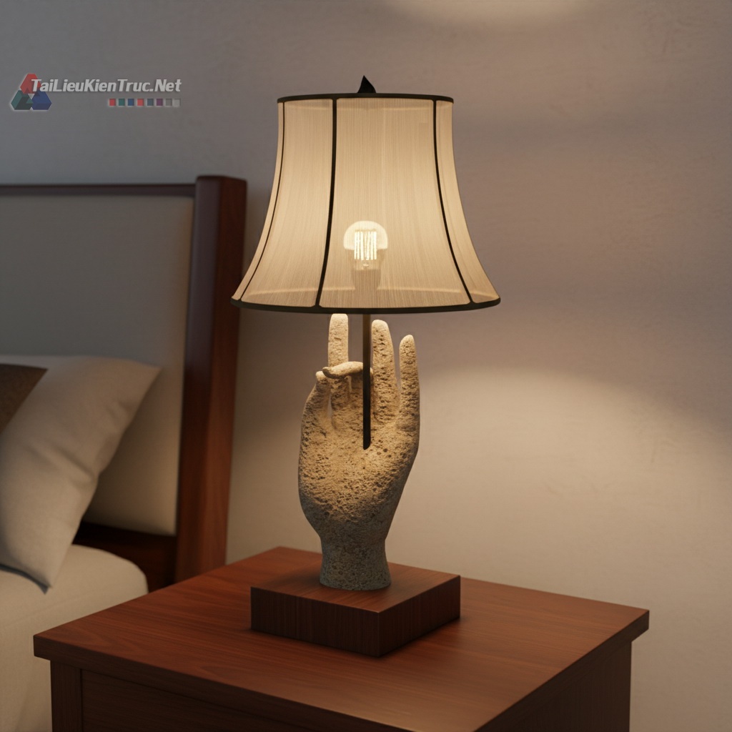 14. Miễn phí tải về model đèn bàn độc đáo