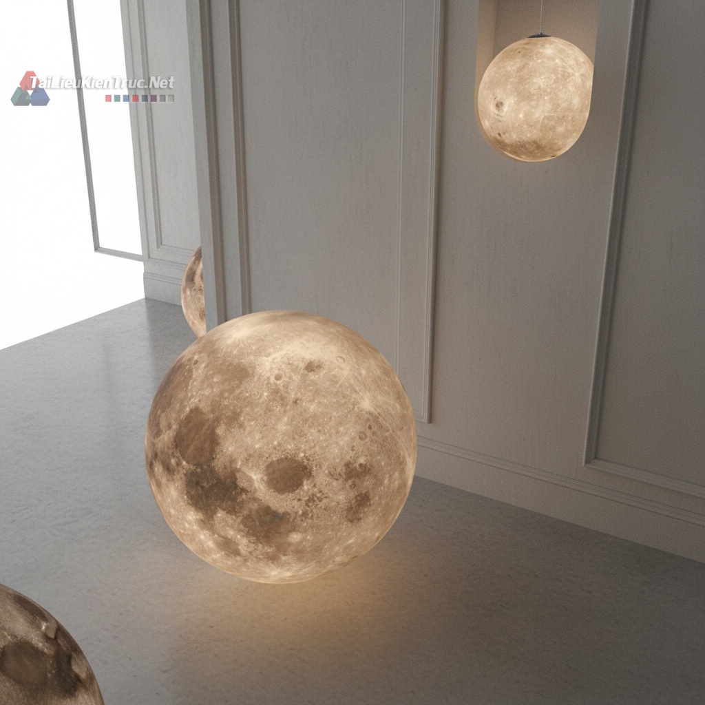 23. Tải miễn phí đèn mặt trăng sketchup model