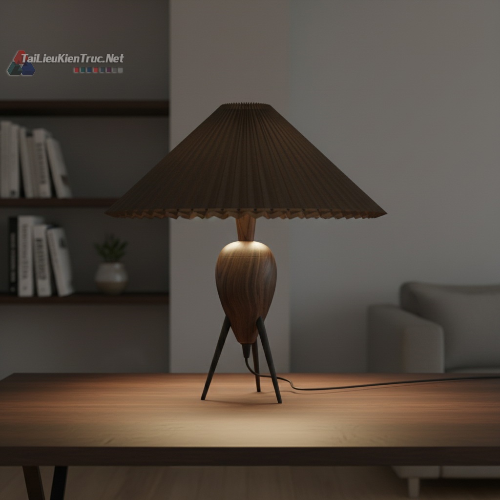 31. Đèn bàn sketchup miễn phí