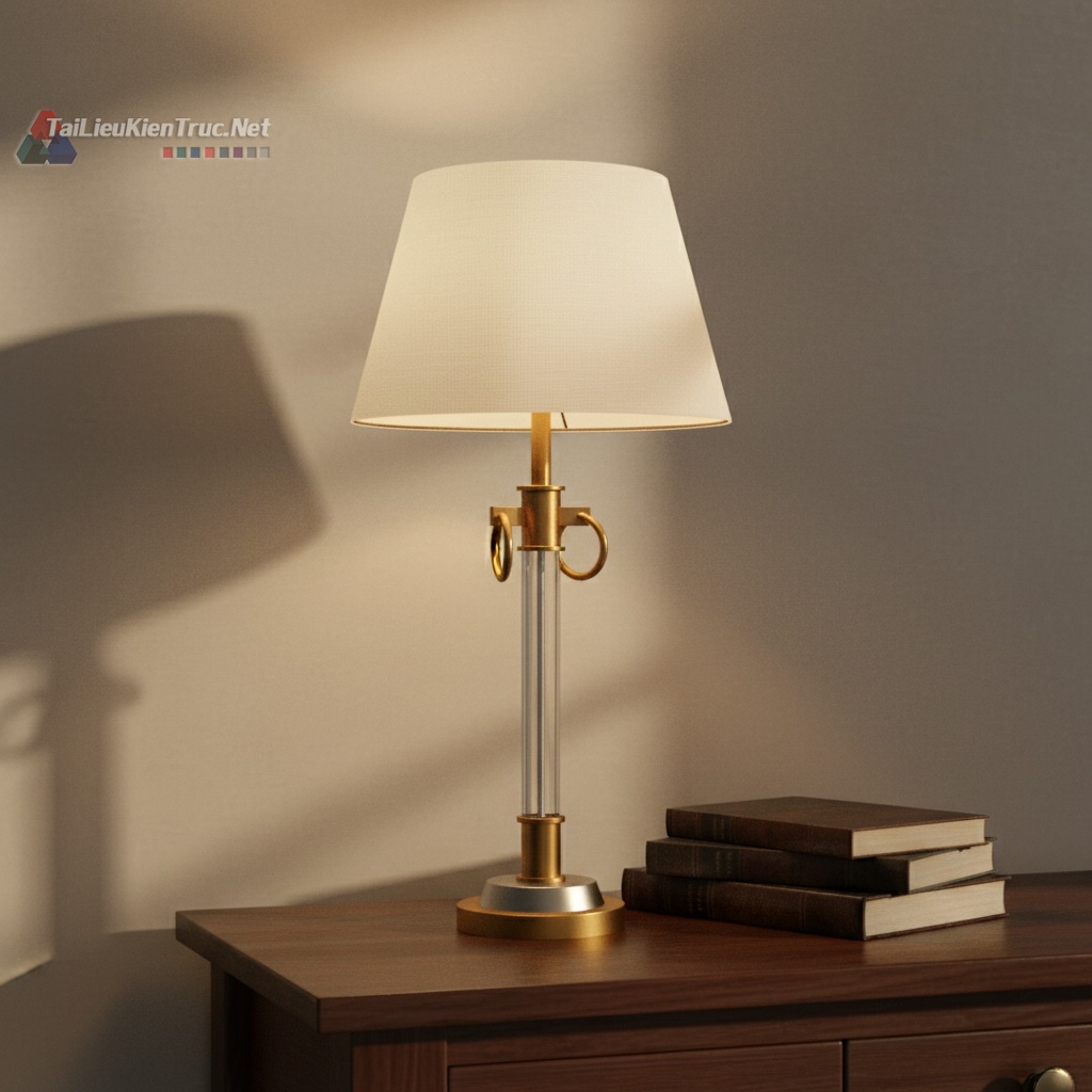 36. Đèn bàn sketchup hiện đại miễn phí tải về