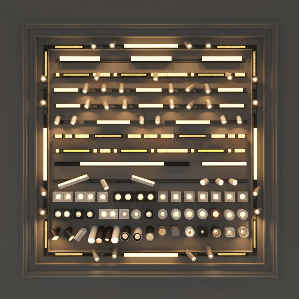 3. Tổng hợp đèn downlight đèn ray rọi miễn phí