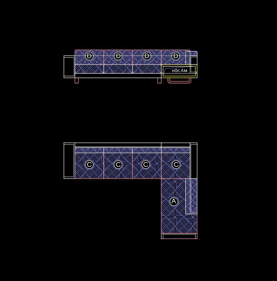 69. Bản vẽ chi tiết sofa góc gỗ tự nhiên miễn phí