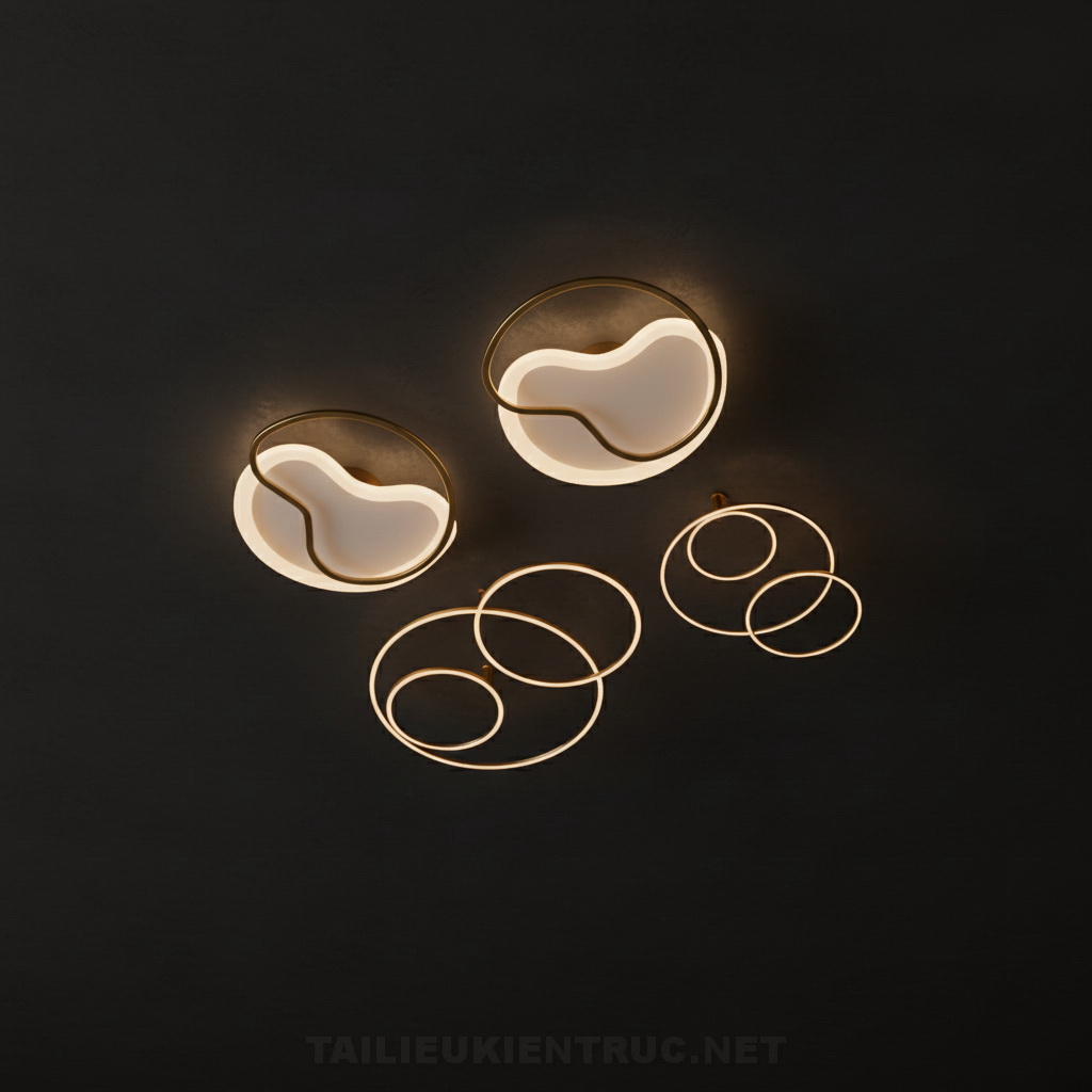 22. Đèn trần sketchup tải miễn phí