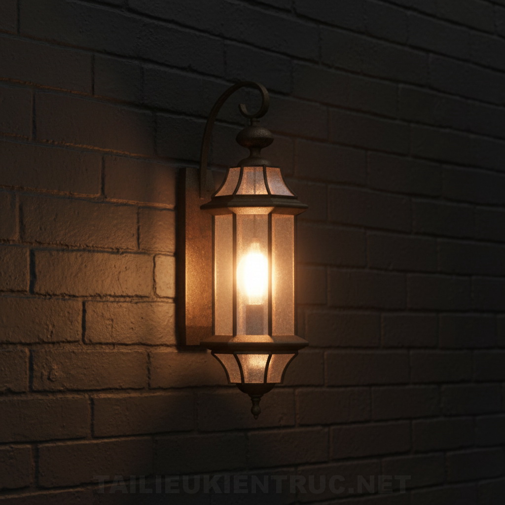 12. Đèn tường tân cổ điển file sketchup