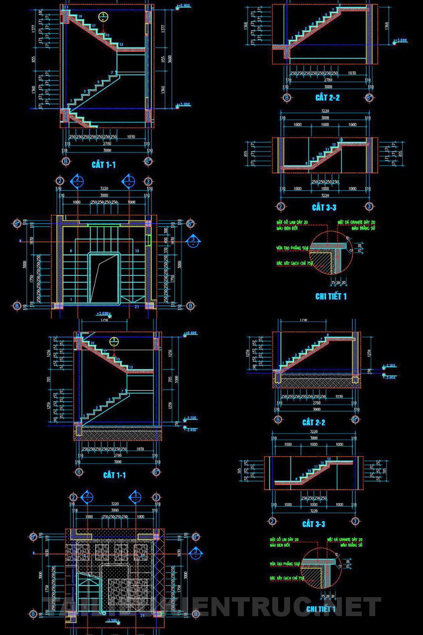 27. Bản vẽ chi tiết thang miễn phí