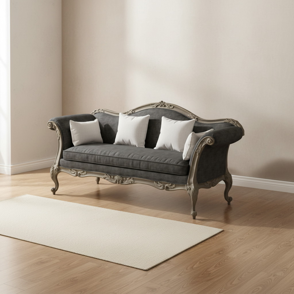 294. Sofa sketchup tân cổ điển miễn phí