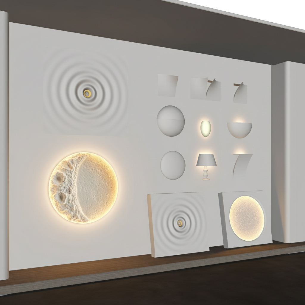 43. Model đèn tường hiện đại file sketchup miễn phí