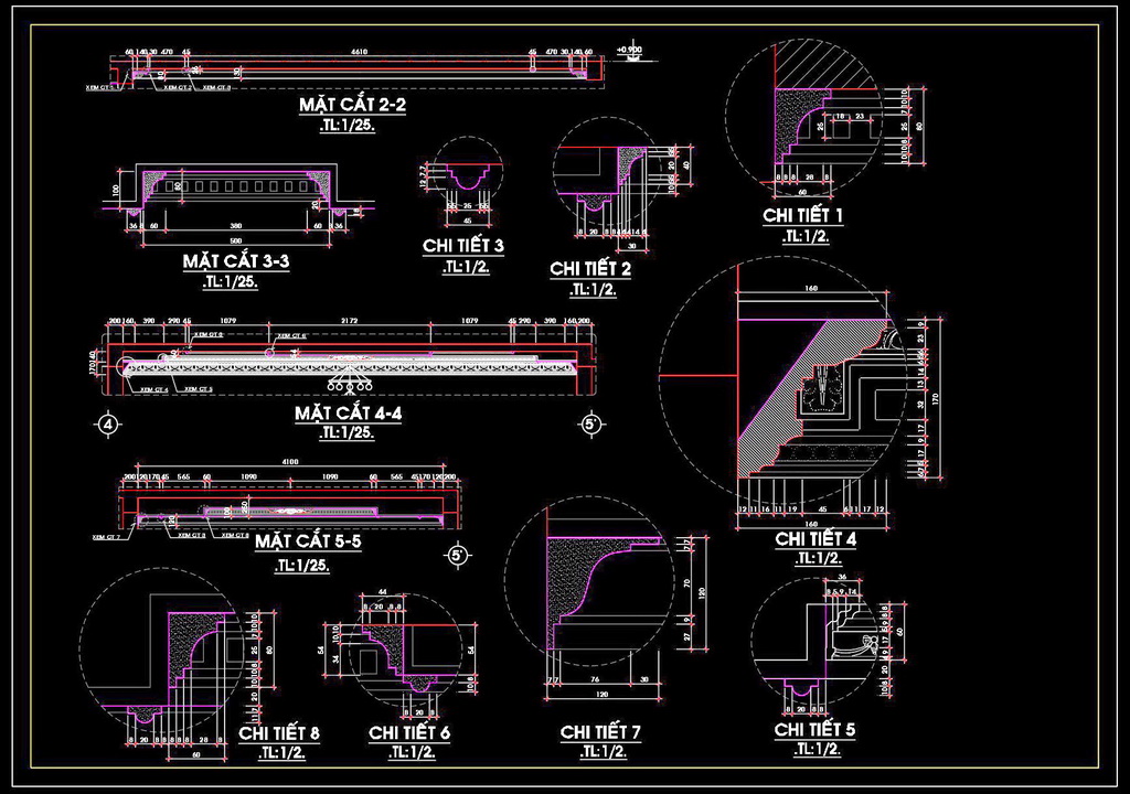 42. Chi tiết phào trần tân cổ điển